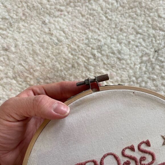 Boss Babes Club Embroidered Sign - Picture 4 of 4